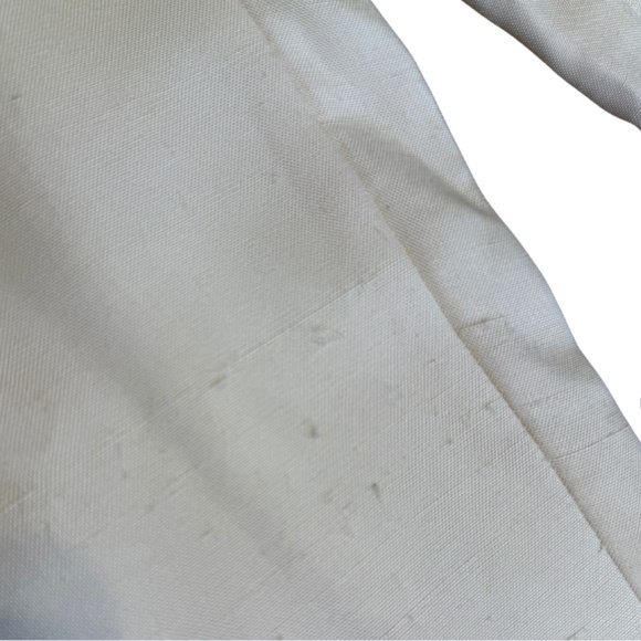 714. Ralph Lauren Collection Purple Label Raw Silk Off White Pants Runway Sample - Picture 3 of 5